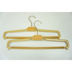 Gucci Plastic Beige Pants Hanger Set of 2